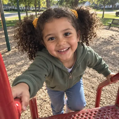 Sample photo: Tavi on a playground